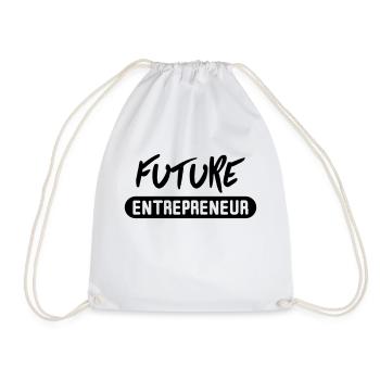 entrepreneur future - Turnbeutel - Weiß - Vorne