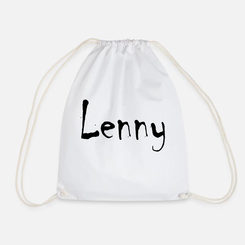 Lenny - Drawstring Bag - white