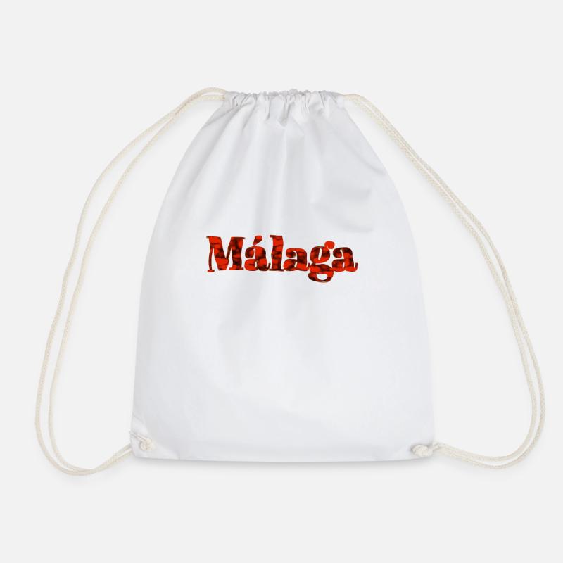 Malaga - Drawstring Bag - white