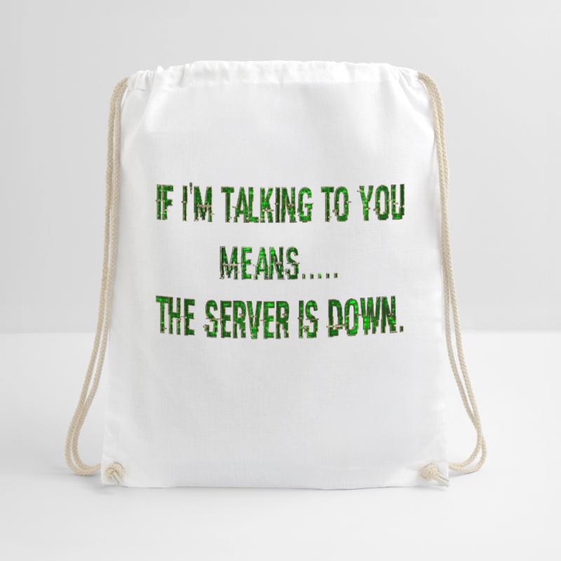 Hacking hacker hacker computer cybersecurity Drawstring Bag