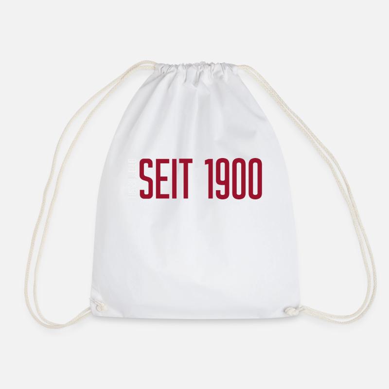 seit 1900 - Turnbeutel - Weiß