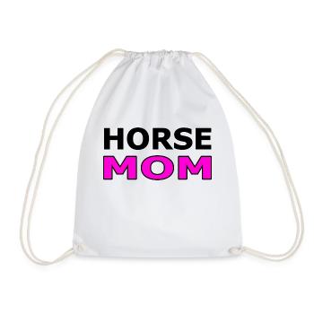 Cheval - Sac de sport léger - blanc - Devant