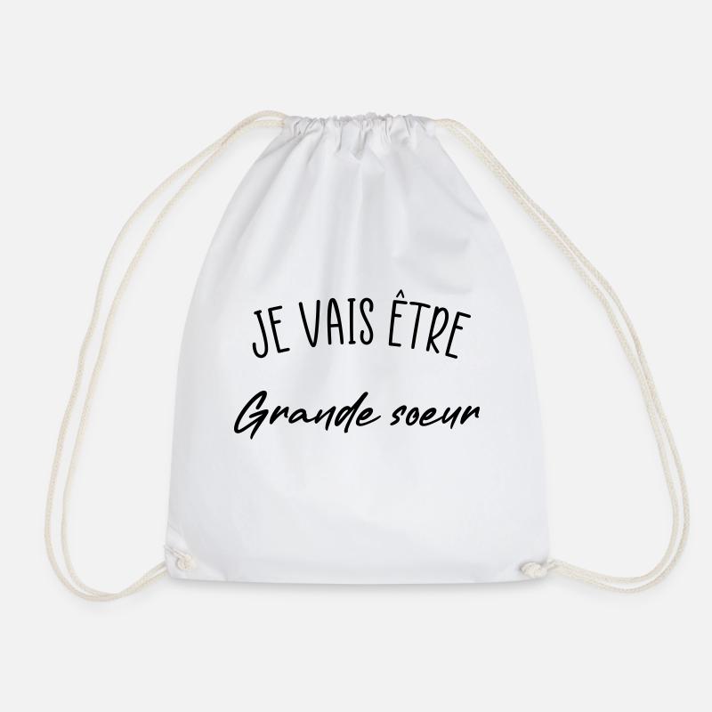 je vais être grande soeur - Sac de sport léger - blanc