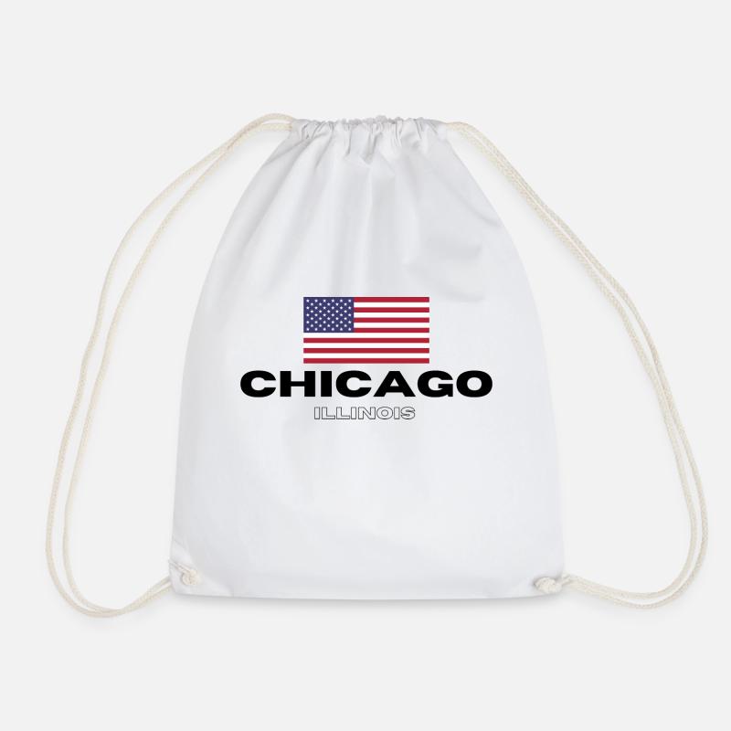 Chicago - Turnbeutel - Weiß
