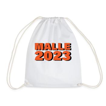 Malle 2023 - Turnbeutel - Weiß - Vorne