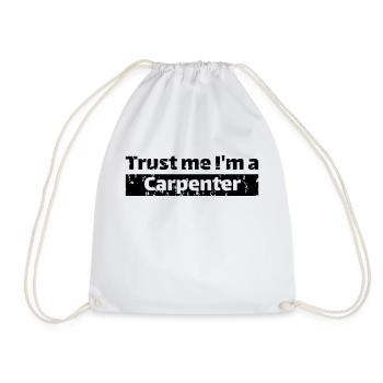Croyez-moi, je suis charpentier - Sac de sport léger - blanc - Devant