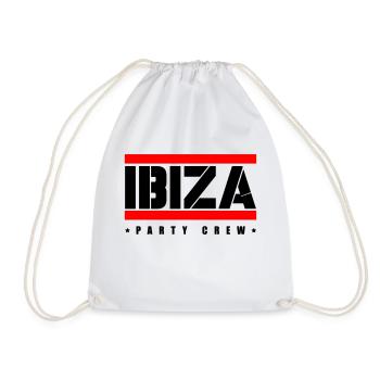 Ibiza Party Crew - Drawstring Bag - white - Front