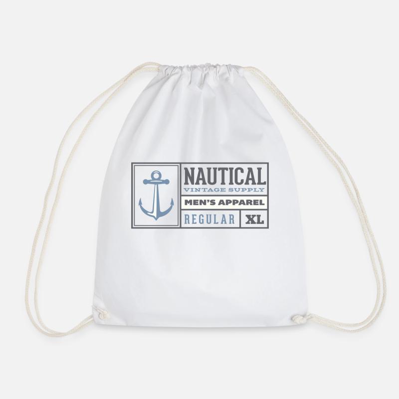 Nautical - Turnbeutel - Weiß