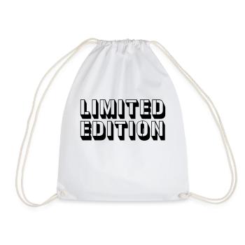 Limited Edition - Drawstring Bag - white - Front