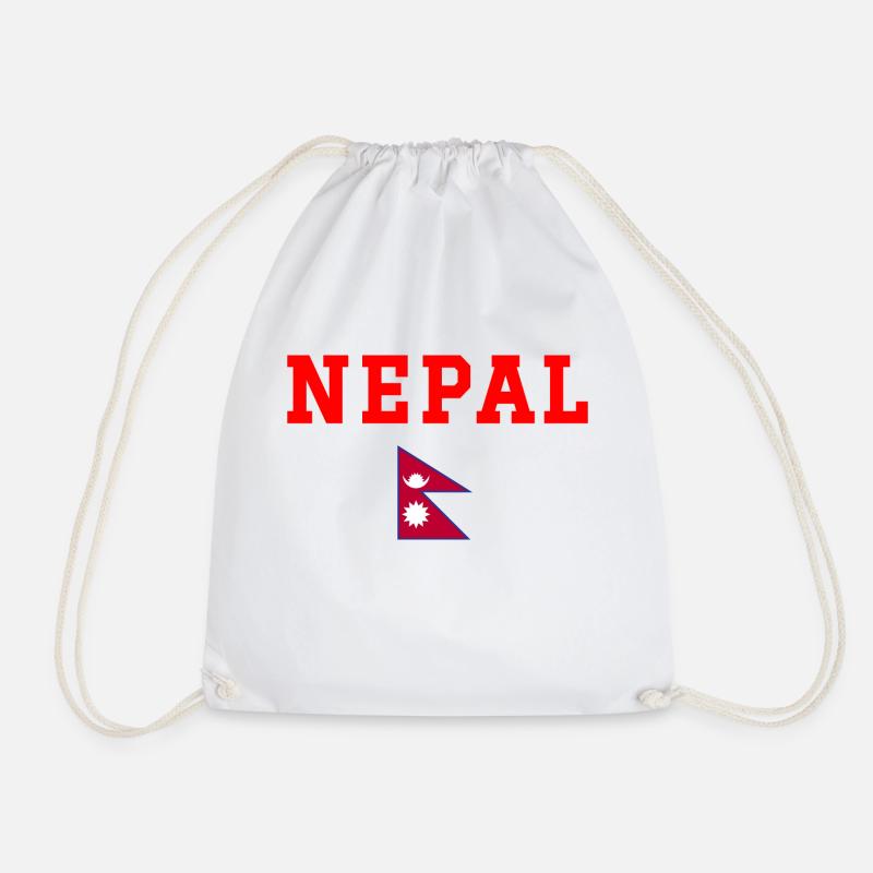 Nepal - Turnbeutel - Weiß