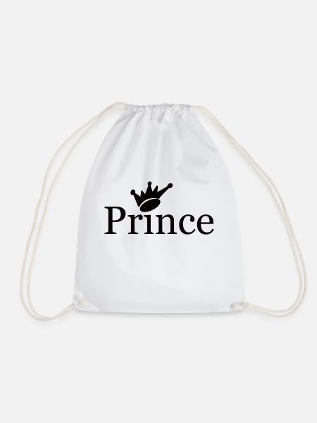 Prince Kind Familienwappen Prinz - Turnbeutel - Weiß