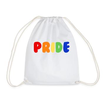Pride - Drawstring Bag - white - Front