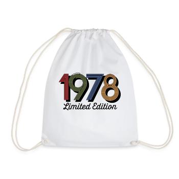 Vintage 1978 limited edition - Drawstring Bag - white - Front