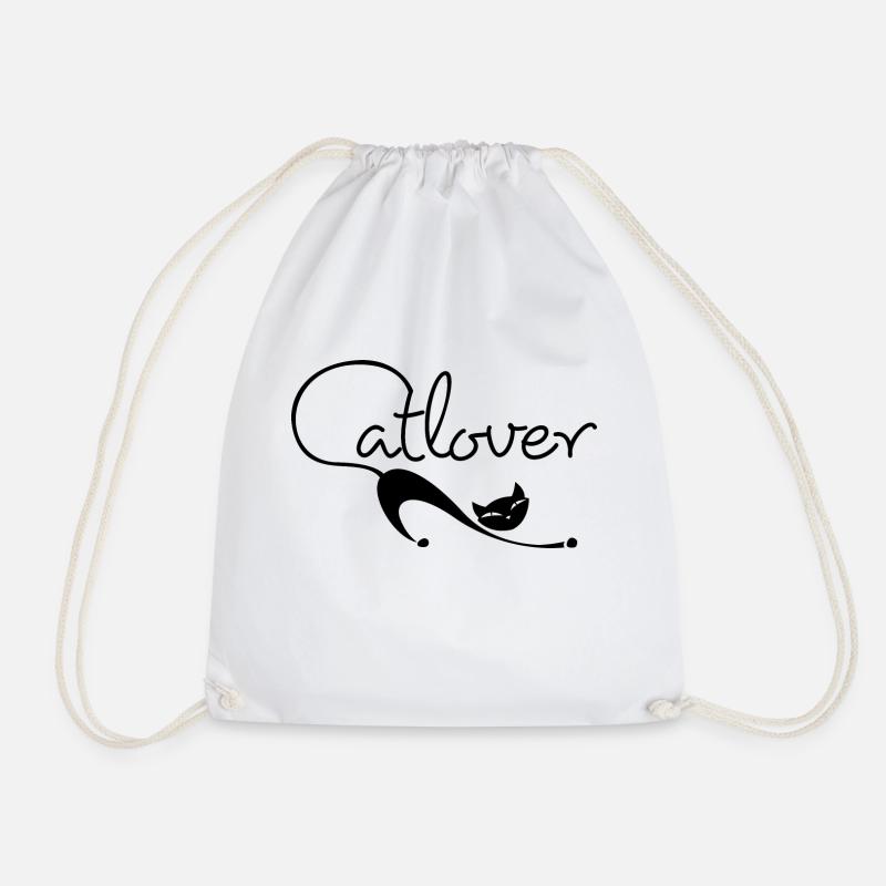 Catlover - Turnbeutel - Weiß
