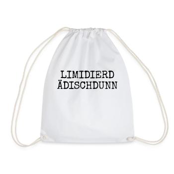 Limidierd Ädischdunn - Pfälzische Edition Pfälzer - Turnbeutel - Weiß - Vorne