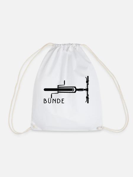 Fahrrad Bünde - Turnbeutel - Weiß