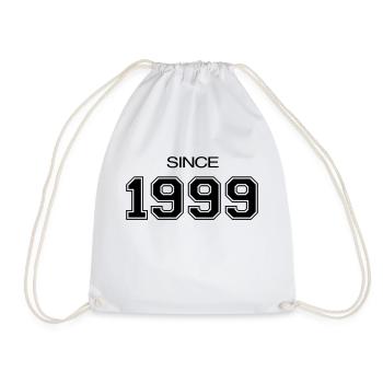 cadeau d'anniversaire 1999 - Sac de sport léger - blanc - Devant
