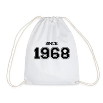 Geburtstag geschenk 1968 - Turnbeutel - Weiß - Vorne
