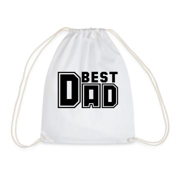 BEST DAD C-DESIGN - Turnbeutel - Weiß - Vorne