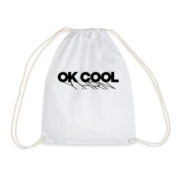 ok cool T-Shirt - Turnbeutel - Weiß - Vorne