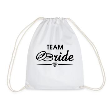 ÉQUIPE mariée diamant - Sac de sport léger - blanc - Devant