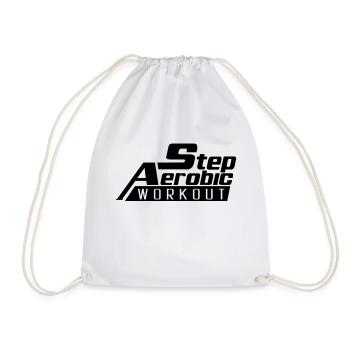 step_aerobic_workout_1___f1 - Turnbeutel - Weiß - Vorne