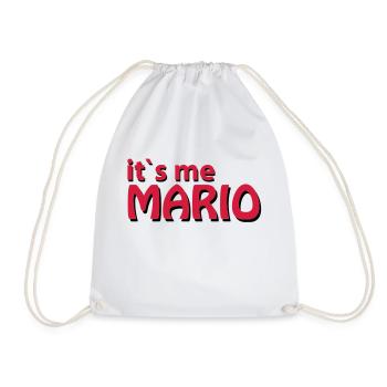 Mario - Turnbeutel - Weiß - Vorne