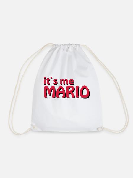 Mario - Turnbeutel - Weiß