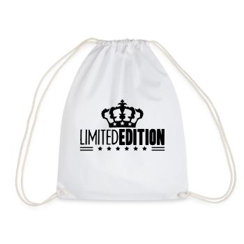 Limited Edition King Crown Stars Logo - Turnbeutel - Weiß - Vorne