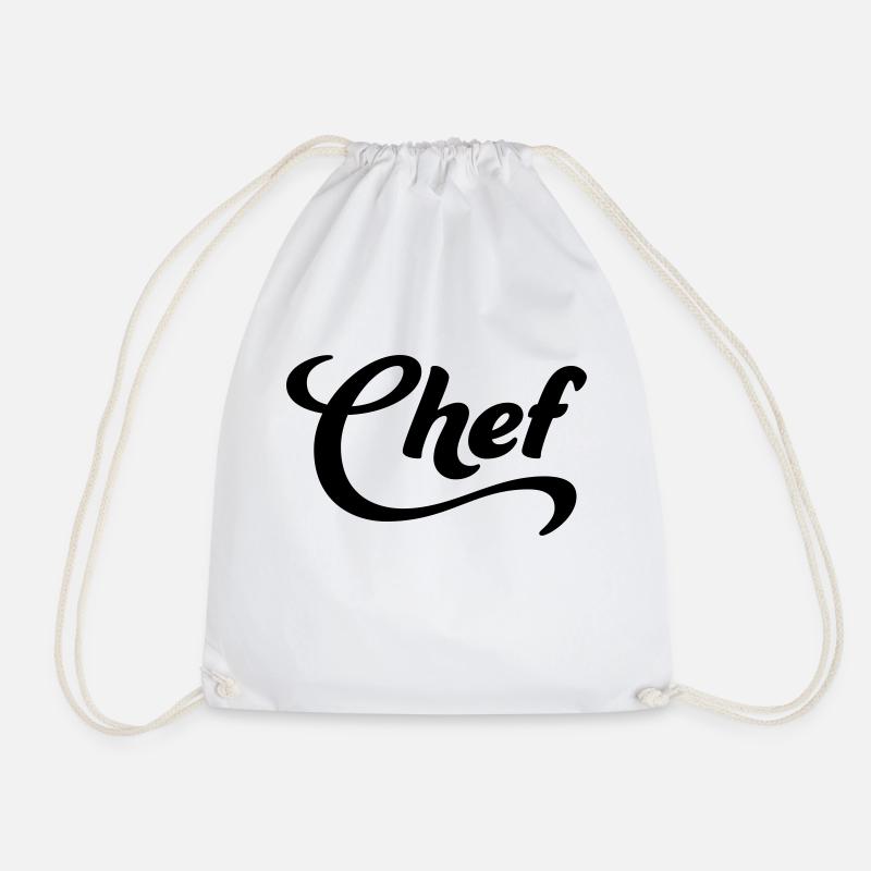 Chef - Turnbeutel - Weiß