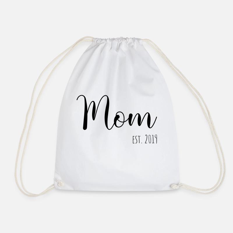 Mom Est. 2019 - Turnbeutel - Weiß