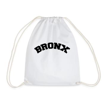 bronx - Drawstring Bag - white - Front