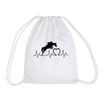 Heartbeat avec coeur spring1 - Sac de sport léger - blanc - Devant