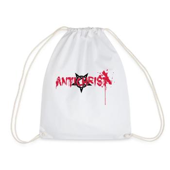 Antichrist Blood Petrangram - Turnbeutel - Weiß - Vorne