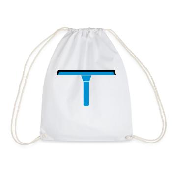 Window puller 2 - Drawstring Bag - white - Front
