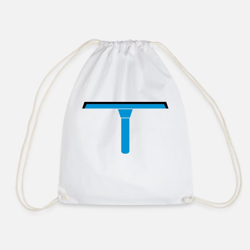 Window puller 2 - Drawstring Bag - white