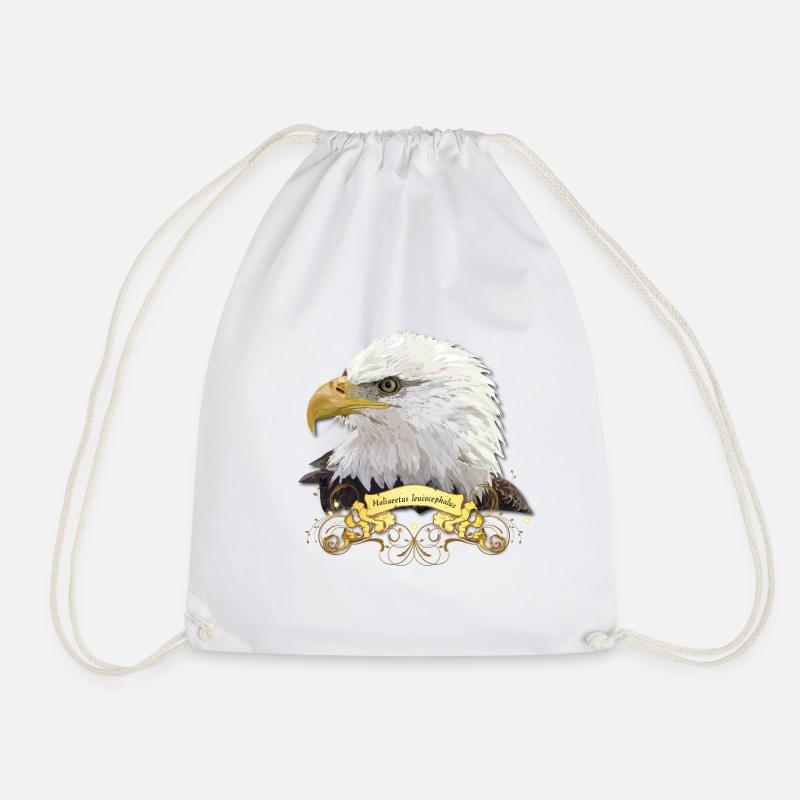 American Pigargo - Drawstring Bag - white