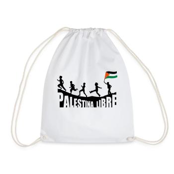Palestine libre - Sac de sport léger - blanc - Devant