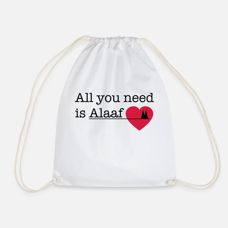 All you need is Alaaf - Turnbeutel - Weiß