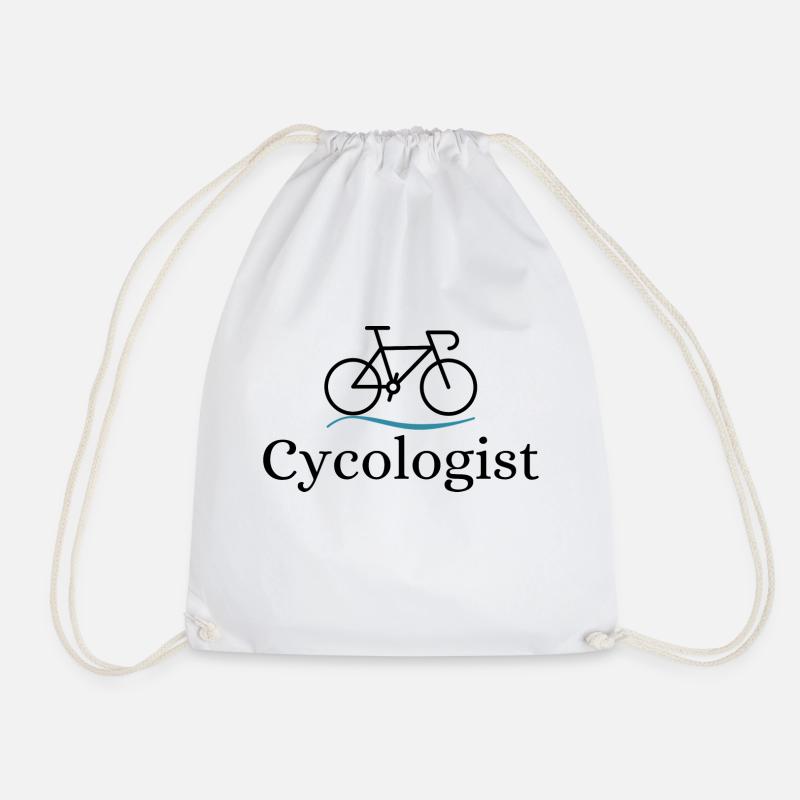Radfahrer Cycologist - Turnbeutel - Weiß