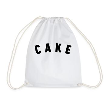 Cake - Drawstring Bag - white - Front