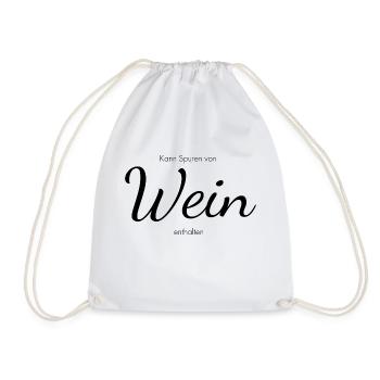 Wein Spuren - Turnbeutel - Weiß - Vorne