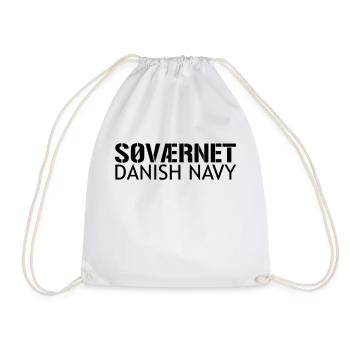 Søværnet - Danish Navy - Drawstring Bag - white - Front