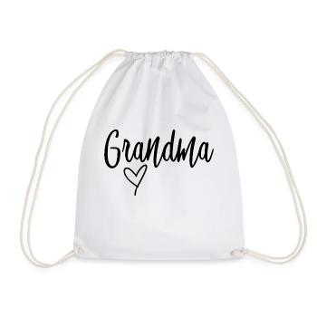 Gorgeous Grandma Day - Drawstring Bag - white - Front