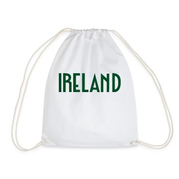 Ireland - Drawstring Bag - white - Front