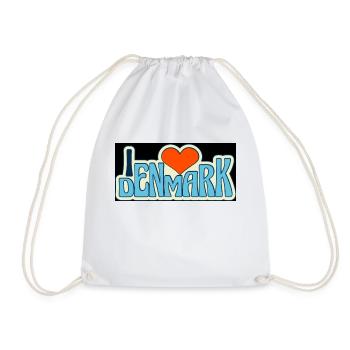 J’adore le Danemark - Sac de sport léger - blanc - Devant