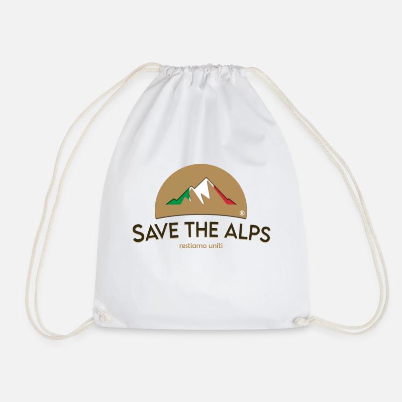 Save The Alps Italia - Turnbeutel - Weiß
