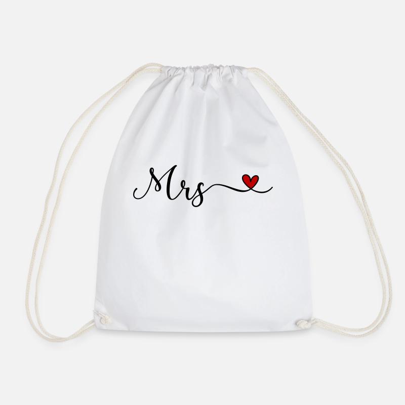 Mrs - Turnbeutel - Weiß
