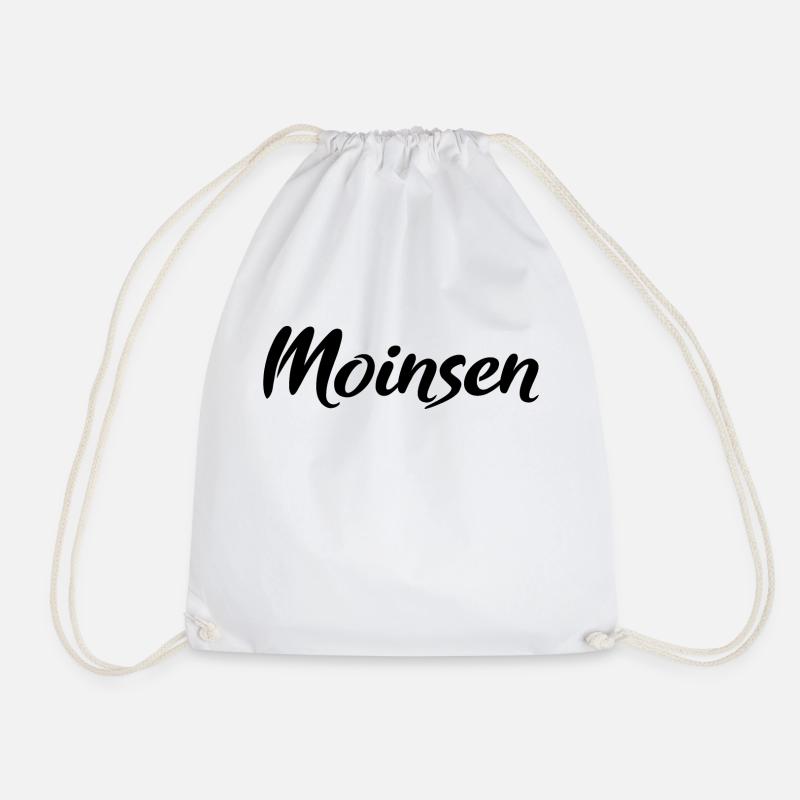 Moinsen Black - Turnbeutel - Weiß