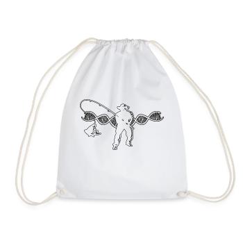 Fish hooks Fishing Fishing Fishing Fishing - Drawstring Bag - white - Front